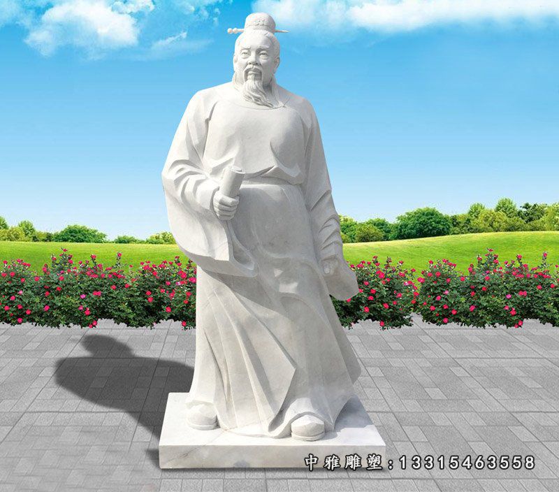 石雕文学家范仲淹