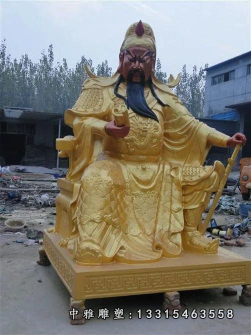 铜雕武财神关公雕像