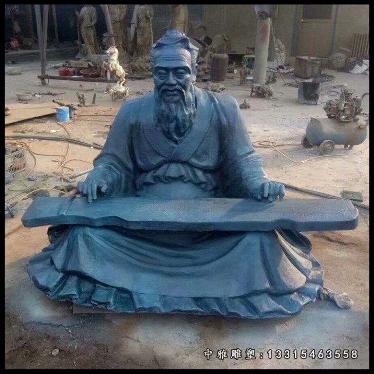 铜雕名人孔子雕塑
