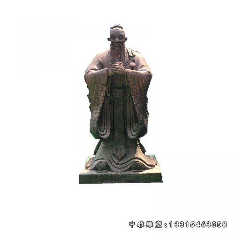 铜雕名人孔子雕塑