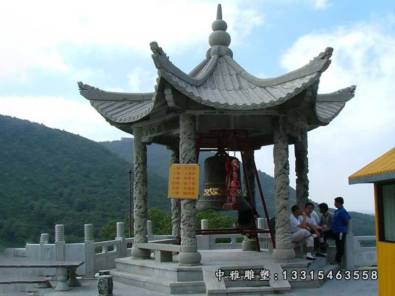 石雕寺庙凉亭