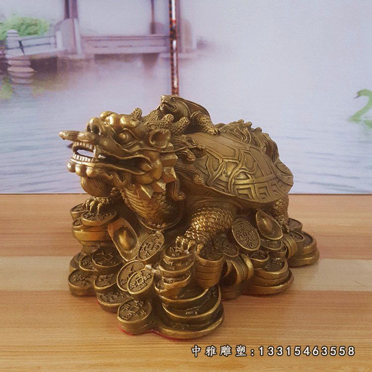 铜雕神兽龙龟