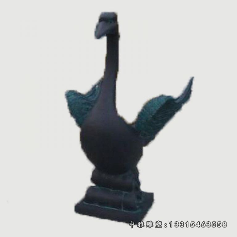 铜雕喷水仿古天鹅雕塑