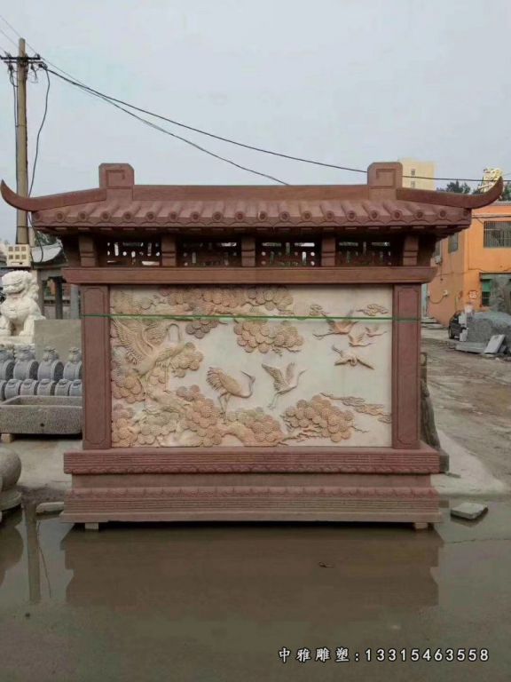庭院影壁石雕雕塑