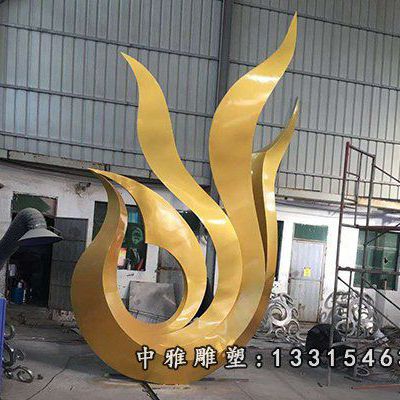 不锈钢抽象凤凰雕塑