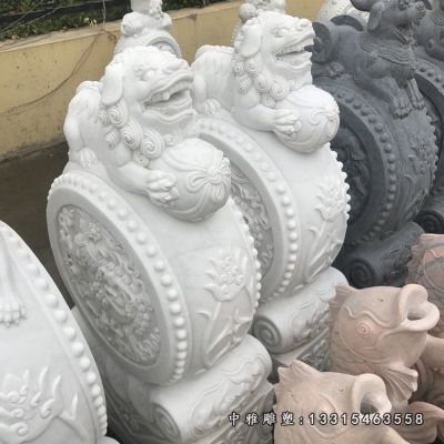 宅门石雕抱鼓石雕塑