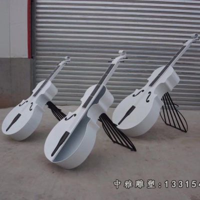 小提琴不锈钢雕塑
