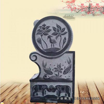 宅门石雕抱鼓石