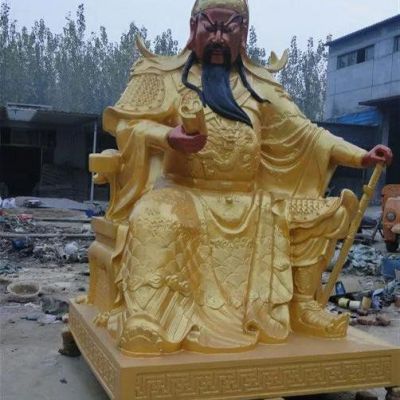 铜雕武财神关公雕像