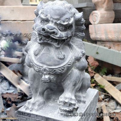 宅门狮子石雕