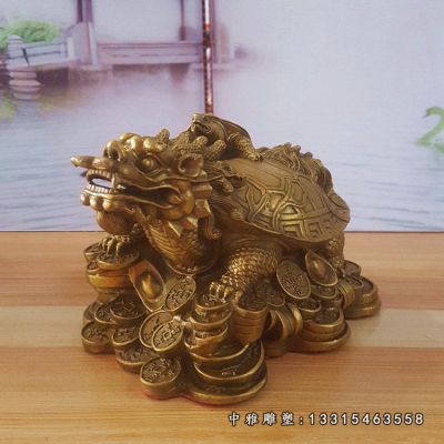 铜雕神兽龙龟