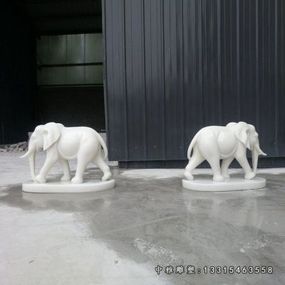 石雕招财大象