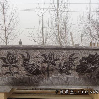 石雕庭院水缸景观