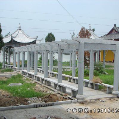 石雕小区长廊景观