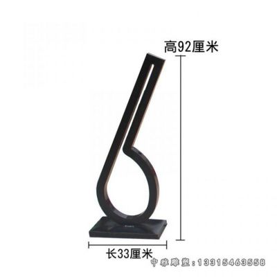 不锈钢音符景观雕塑