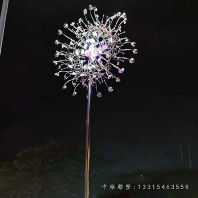 不锈钢广场路灯雕塑