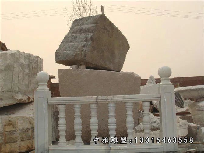 公园汉白玉石雕栏杆