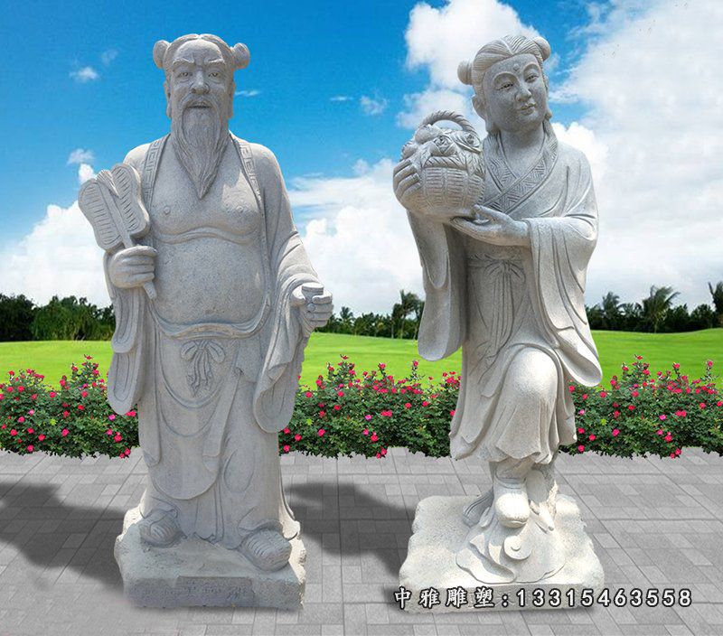 神话人物石雕八仙雕塑
