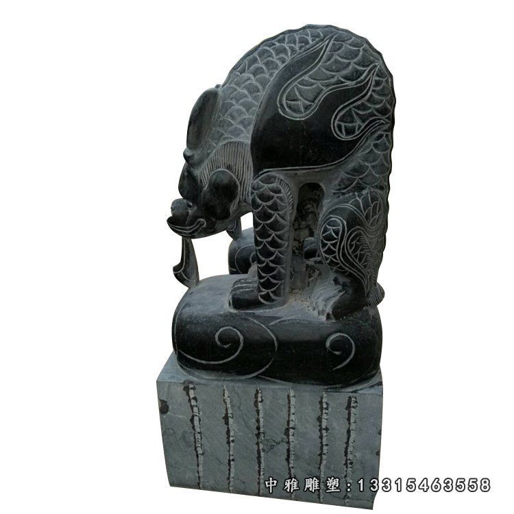 石雕仿古神兽避水兽