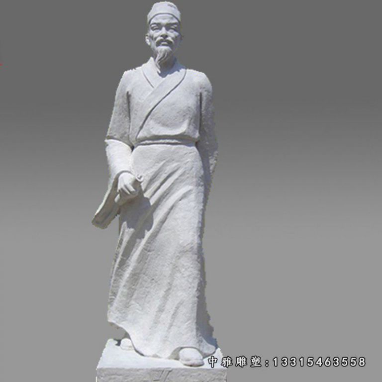 石雕名医李时珍人物