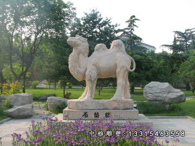 石雕沙漠骆驼