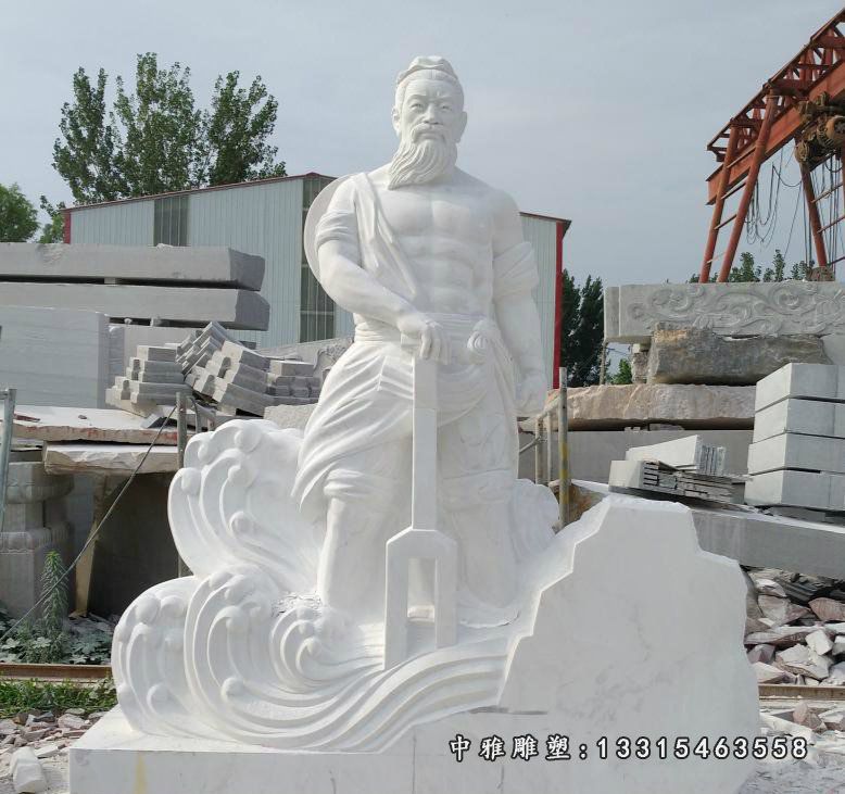 典故石雕大禹治水