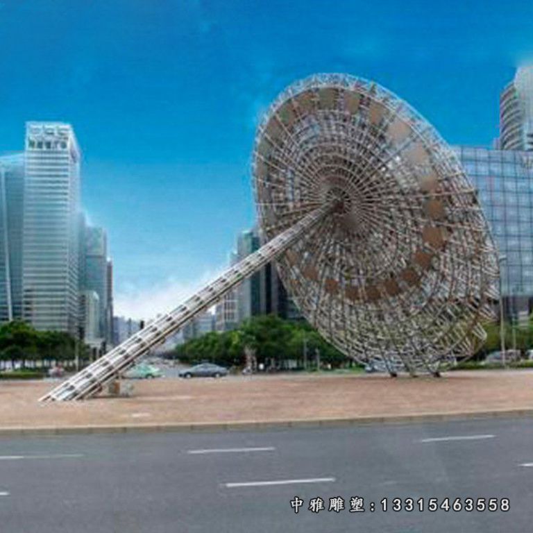不锈钢大型避雷针雕塑