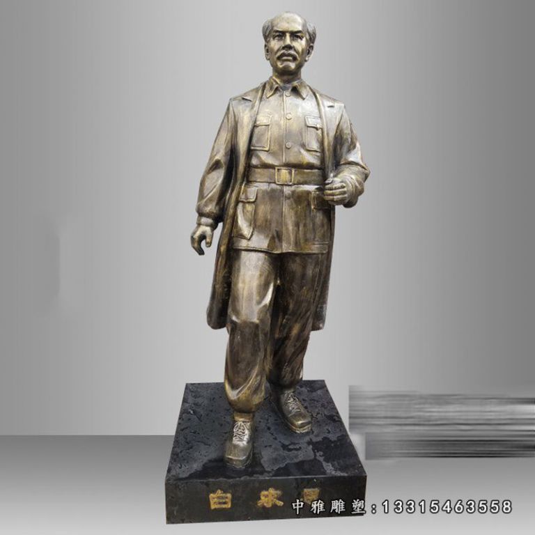 名人铜雕白求恩