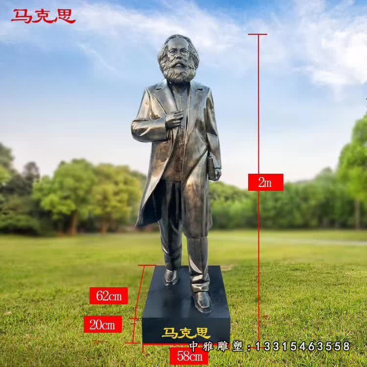 名人马克思铜雕