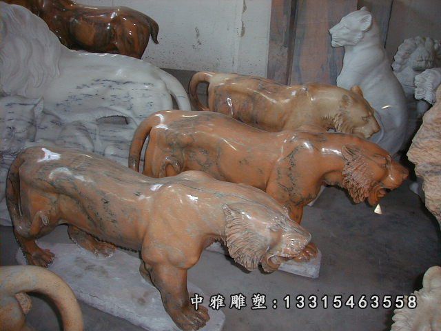 园林老虎石雕