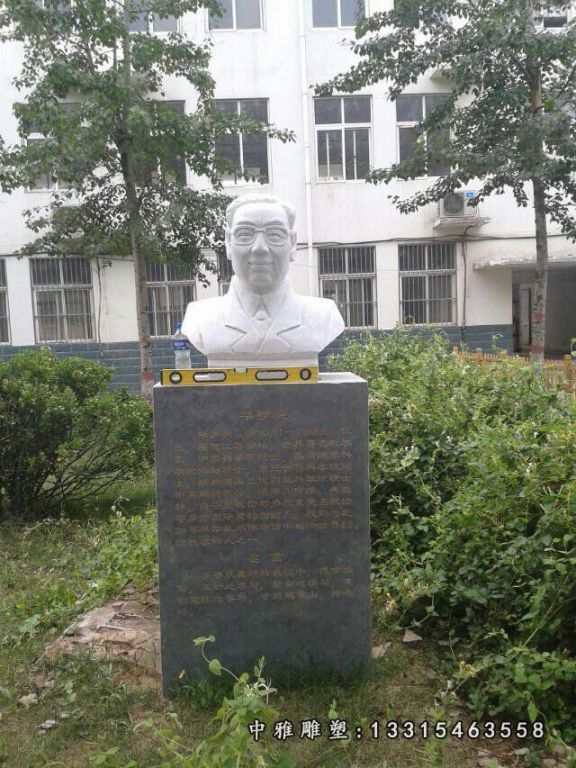 数学家石雕华罗庚