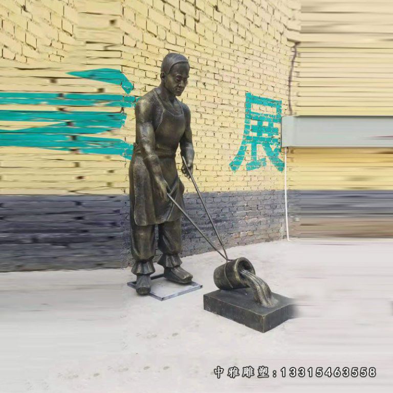 铜雕打铁人物雕塑