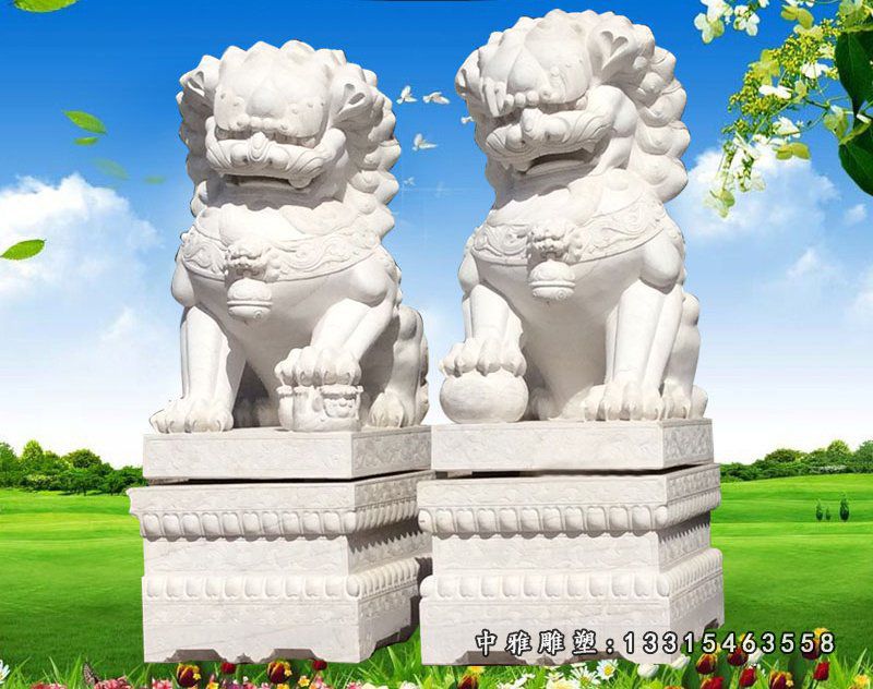 宅门石雕狮子