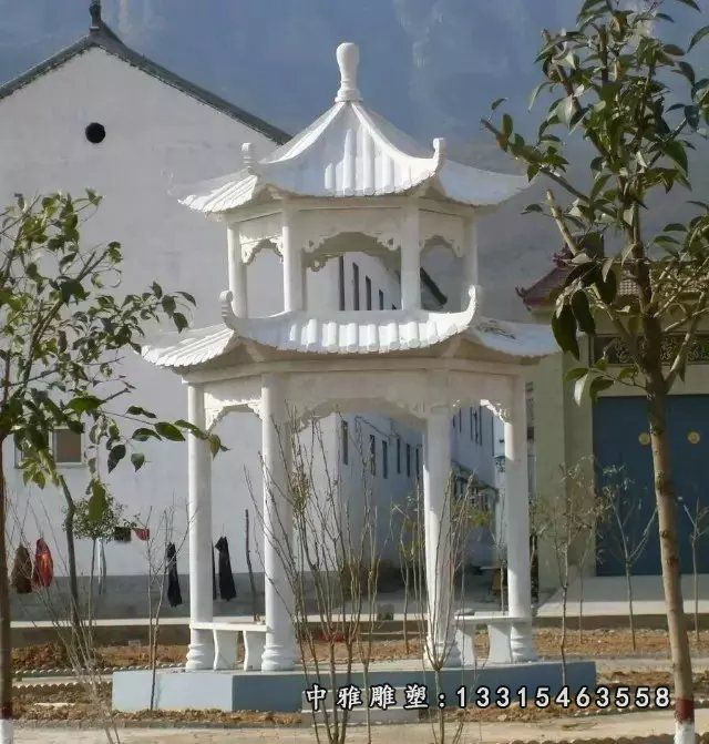 石雕公园凉亭