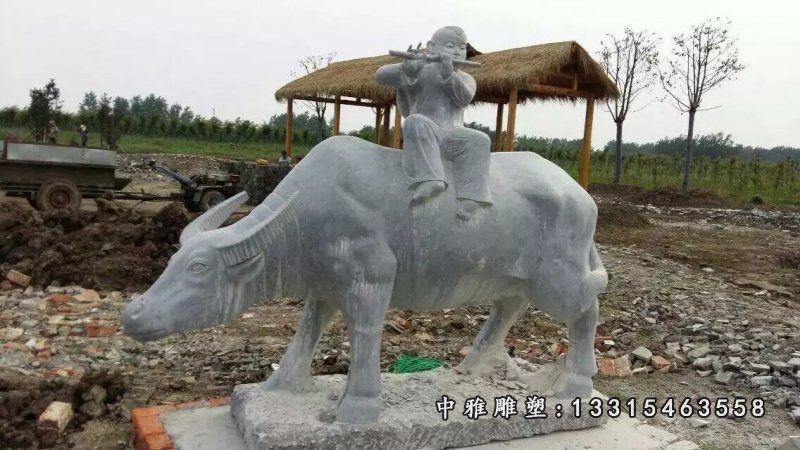 石雕公园牧童