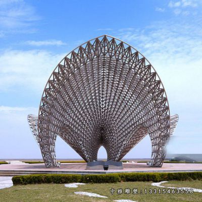 不锈钢广场大型景观雕塑