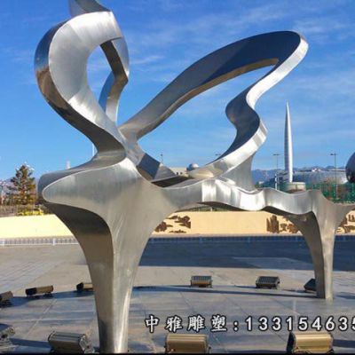 不锈钢广场钢琴景观雕塑