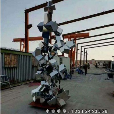 不锈钢广场创意景观雕塑