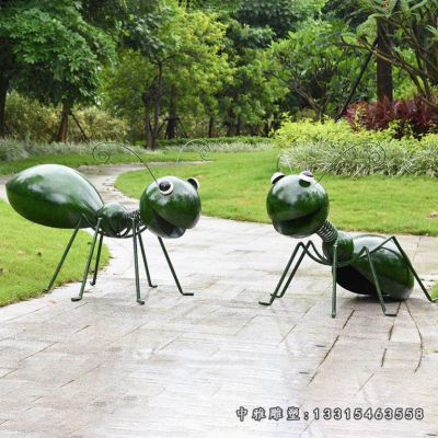 户外动物蚂蚁不锈钢雕塑