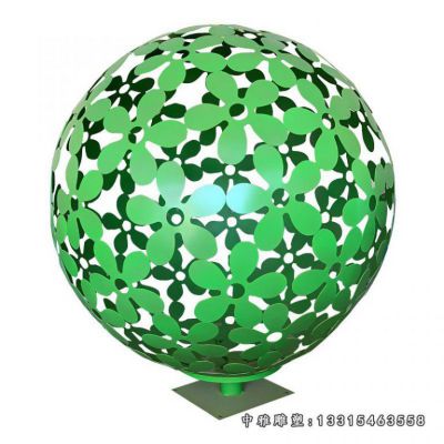 不锈钢公园圆球造型雕塑
