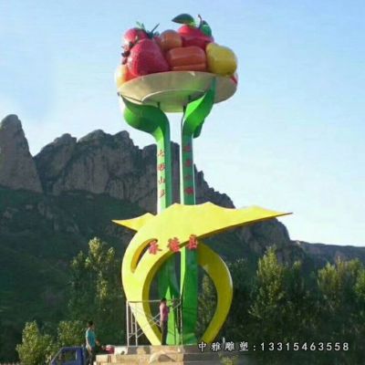 景区大型标志不锈钢雕塑