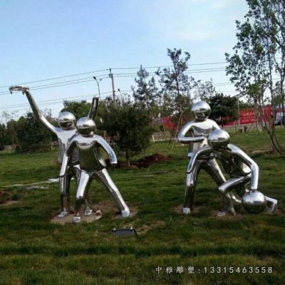 不锈钢公园篮球比赛人物雕塑