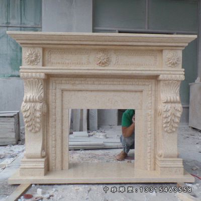 石雕庭院壁炉