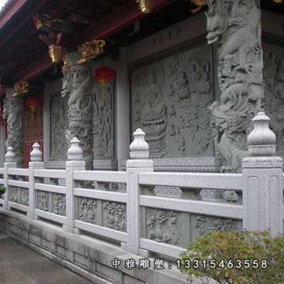 石雕广场防护栏板