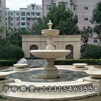 小区景观石雕喷泉