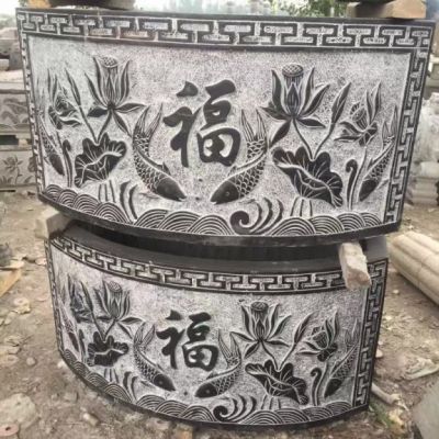 石雕仿古圆形水缸