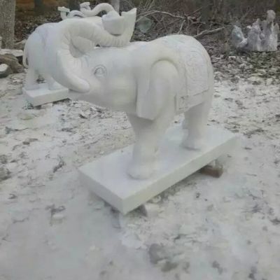 吉祥如意石雕大象雕塑