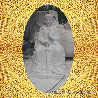 名人石雕成吉思汗