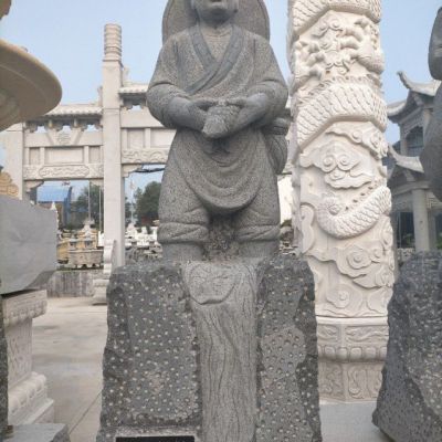 户外石雕孝道人物