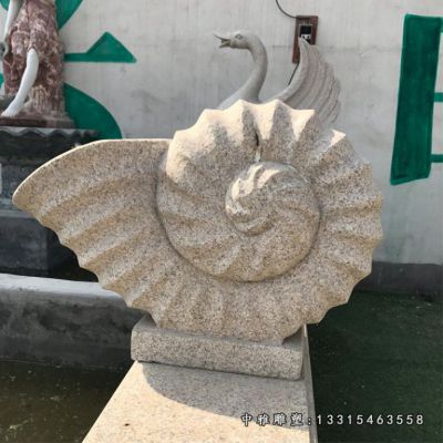 石雕公园创意蜗牛